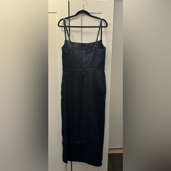 NWT Reformation Grazia Denim Midi Dress - Picture 3 of 4